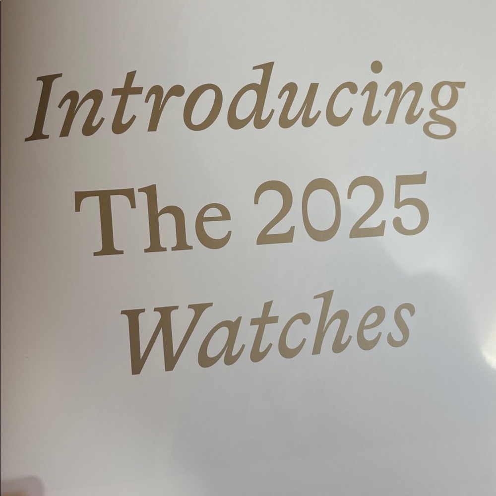 Rolex 2025 Magazine with Silver and White Watch Cover - Picture 3 of 4